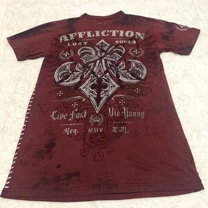Affliction Lost Souls Shirt ｡𖦹°‧